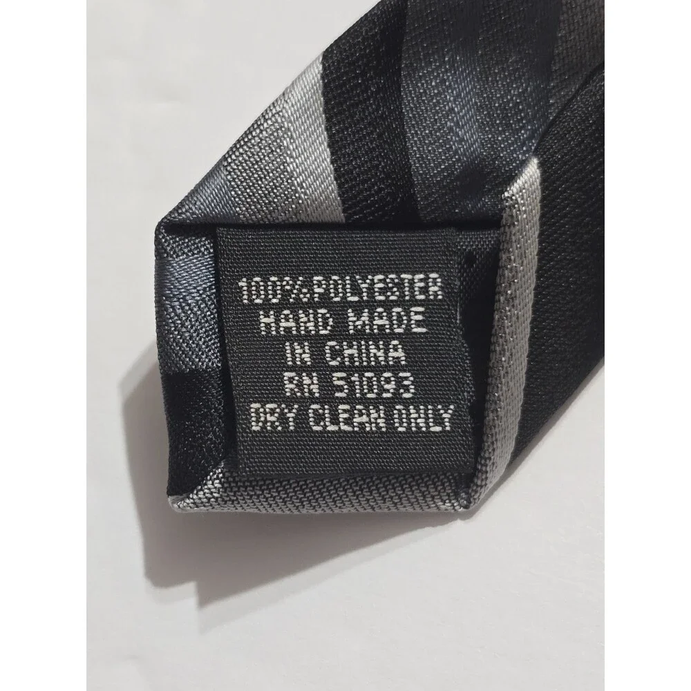 Stafford Essentials Mens Necktie 100% Polyester Striped Tie 3.5x59